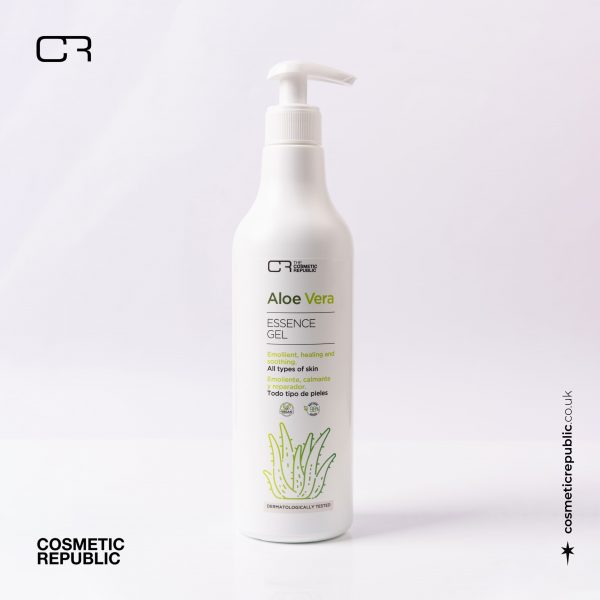 The Cosmetic Republic Aloe Botella Essence Gel 500ml Skin Moisturizer for Sunburned, Delicate Skin - Natural, Pure Aloe Vera, Moisturizer, Unisex - Image 2