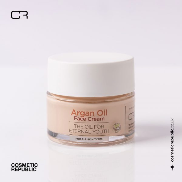 Argan Oil Face Cream - Hydrating Skin Moisturizer for All Skin Types, Organic, Natural, Plant-Based - Image 4