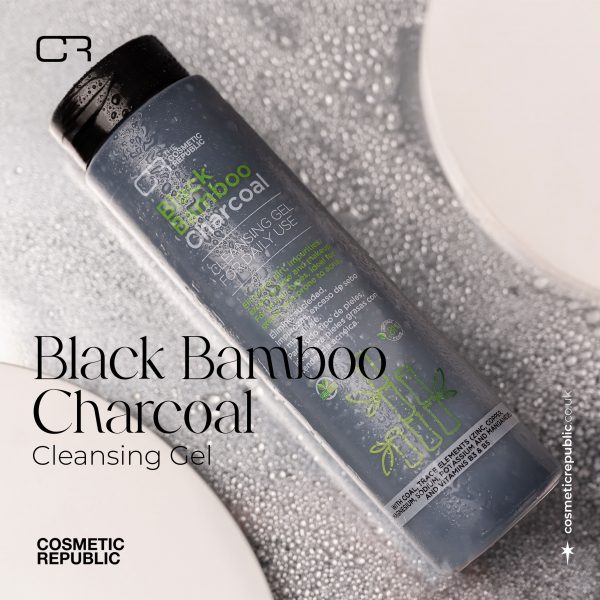 The Cosmetic Republic Charcoal Facial Cleansing Gel - Daily Use for Clean, Fresh Skin, Black Bamboo - Image 4