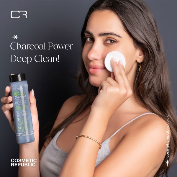 The Cosmetic Republic Charcoal Facial Cleansing Gel - Daily Use for Clean, Fresh Skin, Black Bamboo - Image 5
