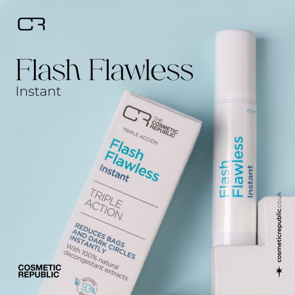 Flash Flawless Skin Serum: Instant Dark Circles & Eye Bags Reducer with Natural Decongestant Extracts - Image 2