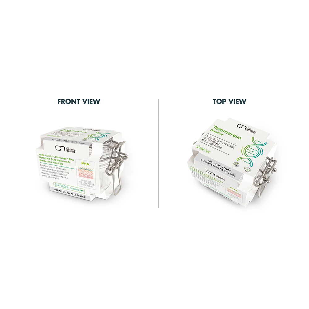 Faja Tarro Telomerase TCR – Daily Rejuvenating Cleansing and Toner Pads