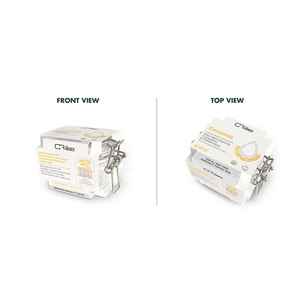 Faja Tarro Ceramide TCR – Daily Restorative Cleansing and Toner Pads