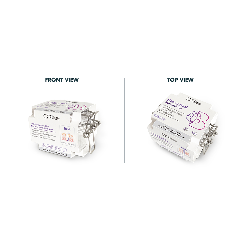Faja Tarro Bakuchiol TCR – Daily Anti-Ageing Cleansing and Toner Pads